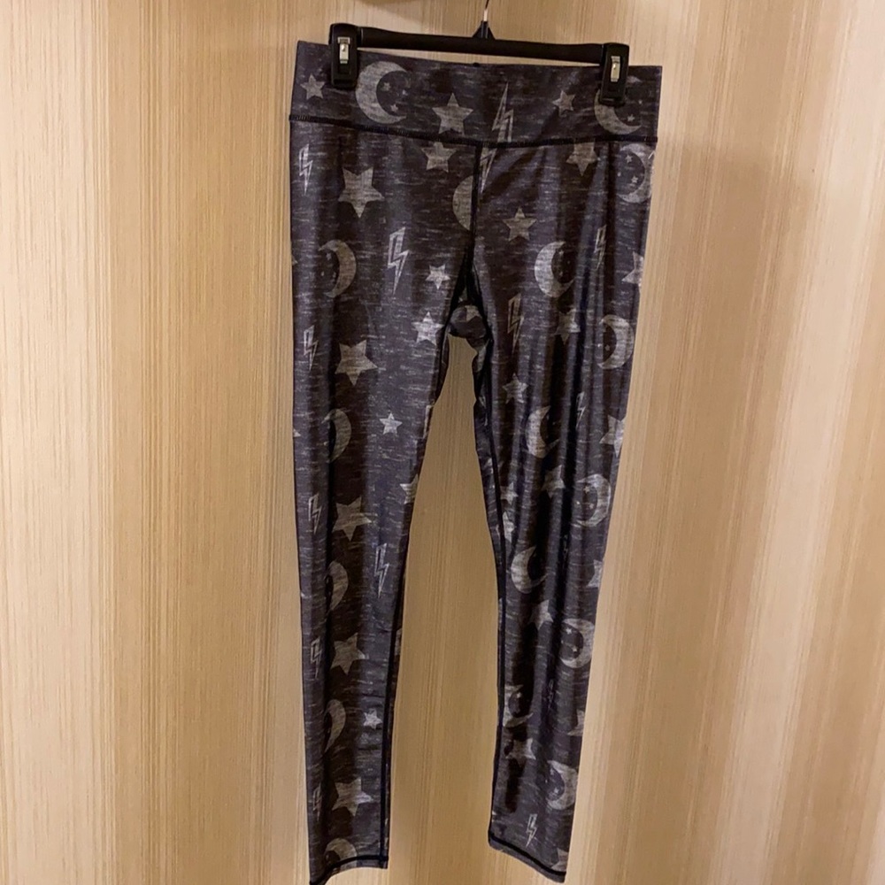 NEW Terez bandier the moon and back skiing athleisure leggings sz L